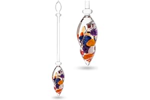 VitaJuwel AYURVEDA Edelsteinphiole mit Milchopal, Amethyst, Bergkristall, Lapislazuli, Granat, Karneol, Orangencalcit