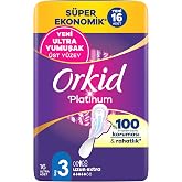 Orkid Platinum Hijyenik Ped Uzun Extra (Boy 3) S&uuml;per Ekonomik Paket 16 Adet Ped