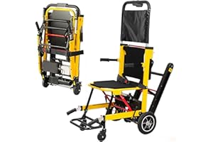 GENERIC Elektrischer Rollstuhl-Treppenlift, zusammenklappbarer Treppensteiger-Rollstuhl für behinderte ältere Menschen, Mobile tragbare Treppen-Rollstuhllifte können Treppen hinauf- und hinunterfahren