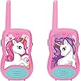 Lexibook Unicorn Walkie-talkies, communication game for children Belt clip for transport Battery, Pink, TW12UNI