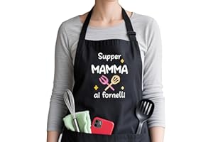 CRAHALEN Grembiule Masterchef Regalo Mamma Papa Nonno Nonna Grembiule Cucina Idee Regalo