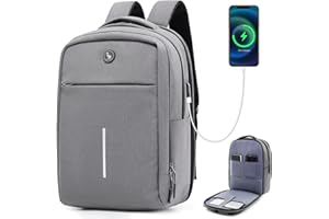 OIWAS Black Carry On Backpack for Men,Business Work Laptop Backpack, Casual Daypack for work ourdoor travel（15.6 Inch, 32.8L