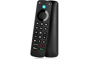 SZILBZ Telecomando Vocale Pro con Cercatore Adatto alla Maggior Parte dei Lettori di Streaming Smart TVs, Smart TVs Stick Lite 4K Max e Smart TV Serie 4, Pulsanti di Controllo TV