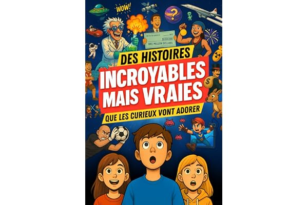Des histoires INCROYABLES MAIS VRAIES que les curieux vont adorer: SCIENCE, JEUX VIDÉO, ESPACE ET MYSTÈRES : des histoires que les 8 - 14 ans n’ont jamais entendues… mais qu’ils vont adorer raconter