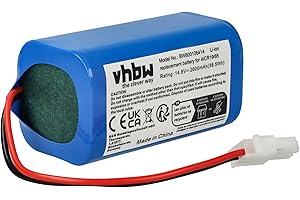 vhbw batteria sostituisce Silvercrest 305857, UR18650ZT-4S1P-AAF per home cleaner (2600mAh, 14,8V, Li-Ion)