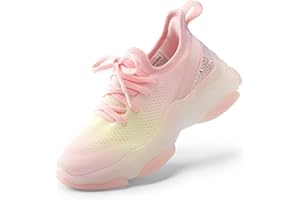 DREAM PAIRS Zapatillas Deportivas Sin Cordones para Niños Zapatillas Running para Correr Ligeros con Suela Antideslizantes