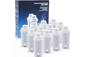SOKANA 12 Kartuschen Ersätz für Brita Wasserfilter Kompatible mit Brita Wasserfilter Kanne Dafi Wasserfilterkartuschen Classic | TÜV SÜD Zertifizierte