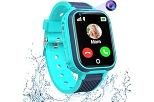 XUAN WEI Kids Smart Watch 4G Smartwatch for Kids with GPS Tracker, Video Call, IP68 Waterproof, Alarm Clock, Class Mode for Boys & Girls