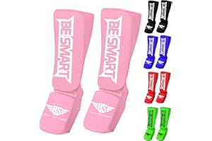 BE SMART INTERNATIONAL LTD BS Kids Shin Instep Pads MMA Leg Foot Guard Muay Thai Kick Boxing Guard Protector X