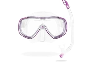 Cressi Ondina VIP Premium Combo Set - Gafas Ondina y Tubo Top para Niños 7/13 Años