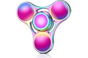 SCIONE Spinner Fidget Roulement en Métal et Acier Inoxydable Spinner Anti-Stress à Haute Vitesse de 3-5 Min ADHD Jouets Contre l'Anxiété pour Adultes Enfants Autisme Fidget Jouet