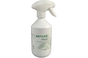 Anticks Pferd Effizienter, langanhaltender Schutz vor Fliegen, Bremsen, Mücken, Milben, Flöhen, Zecken, Gnitzen, Kriebelmücken (500 ml)