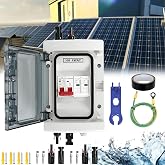 Photovoltaic Surge Protection, 1 Inputs And 1 Outputs DC Circuit Breaker Lightning Protection 1 Strings 1000V DC 40A 20-40KA