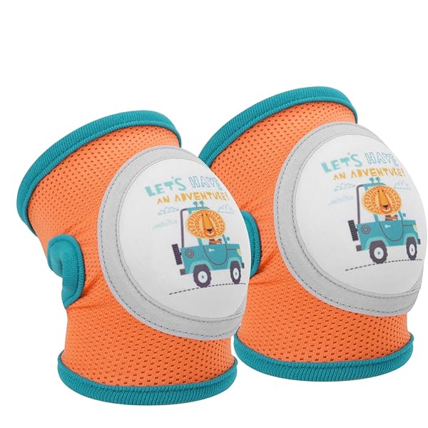 2 Paia Ginocchiere Per Bambini Che Gattonano - Antiscivolo E Traspiranti
