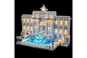 GEAMENT Oświetlenie LED Kompatybilne z LEGO Fontanna di Trevi 21062 Model do Składania Klocków (Zestaw Modeli Niezawarty)