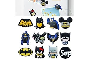 AHLMA 12 Aimant Frigo Magnet Frigo Enfant Aimants Décoratifs Magnet Personnalisé Décoration Réfrigérateur pour la Cuisine, Le Bureau, Les Photos, Les Notes, Les Tableaux Blancs(Chauve-Souris)