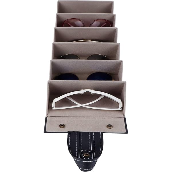 Organizzatore Occhiali Lolalet Trasparente - Cassetto Con Divisori Rimovibili Per Multiple Paia - Foto 9