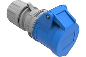 Bemis CEE Female Socket 3x16A. (2P+E) 220V. 50/60 Hz. 6h IP44