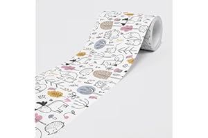 DIMEX LINE Frise autocollante - Frise murale décorative pour murs, meubles, plafonds, papiers peints, portes - Motif enfants - 5 x 0,15 m par rouleau