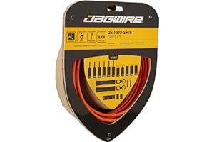Jagwire - Universal 2X Pro Shift Kit |for Road, MTN, and Gravel Bike | SRAM and Shimano Shifter Compatible, Polished Stainless Cables, 10 Color Options