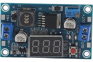 OUMEFAR DC-DC 4.5V-32V a 5V-35V Convertidor elevador elevador Módulo de convertidor elevador de voltaje de potencia ajustable Controlador LED para almacenamiento Transformadores de potencia de batería etc