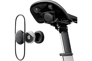 Bone AirTag Bicycle Mount Hidden on Saddle for Bicycle & E-Bike/Scooter, Bicycle Strap, Compatible with Apple Airtags, Anti-T