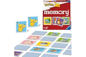 Ravensburger Pokemon Mini Memory Game for Kids Age 3 Years Up - 2 to 6 Players
