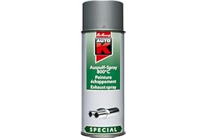 AUTO K AutoK KWASNY 233 098 Special Auspuff-Spray Silber 800°C Lackspray 400ml