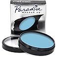 Mehron Makeup Paradise Makeup AQ Face and Body Paint Pro Size | Perfect for, Body Painting, Special FX, Cosplay, and Halloween | Water Activated Face Paint & Body Paint 1.4 oz (40 g) (Light Blue)