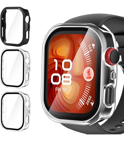 4pezzi Pellicola salvaschermo compatibile con huawei watch