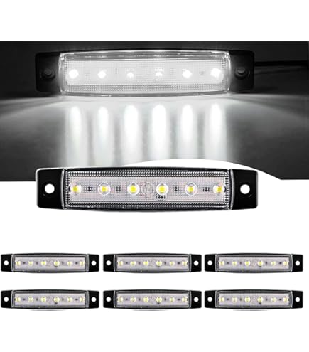 10 Luci LED Per Auto E Camion - Bianche, Rosse O Gialle - Impermeabili IP65 - Foto 7
