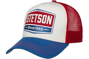 Stetson Gorra Highway Trucker Small Niño/Hombre - de Malla béisbol Snapback Cap Snapback, con Visera otoño/Invierno Primavera/Verano