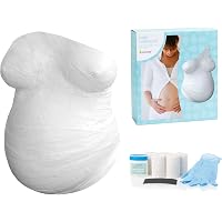 Kit Moulage Ventre Grossesse Chuckle - Avec Peintures Et Pinceaux - Souvenir 3D De Grossesse