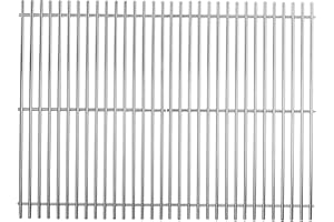 COGRICHBF Spirit 300 Edelstahl Grillrost für Weber Spirit 300 Serie E310, E320, E330, S310, S320, S330, SP320 Gasgrill (mit vorderen Bedienknöpfen), 44,5CM 7639 7638 Rost für Spirit I II 300 Ersatzteile Zubehör