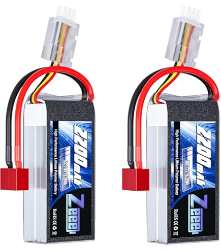 2PCS 7.4V 3000mah 15C 2S Lithium-ion batterij met T-Plug met 2-in-1 lader voor WLtoys 12423 MJX 14301 14302 14303 H16PL RC auto 1/10, 1/12, 1/16 schaal RC auto Truck RC boot batterij
