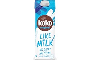 Koko Original 12 x 1L | Light & Fresh Tasting Coconut Milk | Ambient Long Life | 27 Calories Per 100ml | Allergen Free | Healthy & Vegan | Sustainably Grown, Farmed and Produced | No Monkey Business