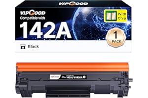 VIPGOOD 142A W1420A Con Chip Toner Compatibile per HP 142A W1420A 142X W1420X Cartucce di Toner per Laserjet Pro M110w M110 MFP M140w M140 M139w M139 (1 Nero)