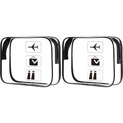 Beauty Case Trasparente Da Viaggio Con Gancio, Organizer Impermeabile In PVC, Grande Capacità Per Trucco E Toilette, Uomo/donna