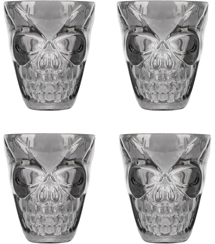 Kigeli 12 Pcs Bride Or Die Bachelorette Shot Glass Beaded Necklace Halloween Till Death Do Us Party Plastic Shot Glass Necklaces Halloween Gothic Skull Bridal Shower Party Favor For Wedding