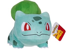 Bandai - Pokémon - Peluche Bulbizarre 30 cm - Peluche Pokémon Toute Douce - JW3112