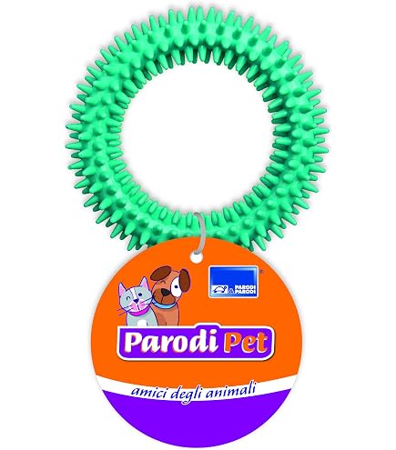 Ferplast Gioco Cane, Anello Dispenser Crocchette Cani, In Materiale Durevole Da Masticare, Aroma Carne, Per Igiene Dentale, SMILE Anello Fitness, Giochi Per Cane Piccolo, Nero - 2