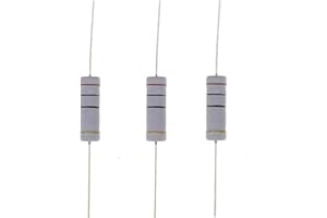 HUABAN 10 Piezas 5W 5 Watts 20R 20 Ohm 5% Resistencia de película de óxido metálico