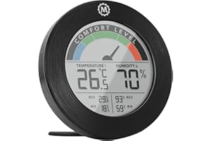 Marathon Austin-Thermomètre et hygromètre intérieur sans fil-relève la température et l’humidité intérieure-indicateur de confort-enregistrement des min-max de la journée-format compact
