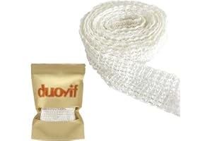 duoyif Filet à Viande Filet à Roti Elastique 5mx9cm Filet De Cuisson pour Viande, Filet à Charcuterie Filet Saucisson Filet pour Roti, Filet De Viande en Coton pour Fumer Rôtir Et Mariner La Viande
