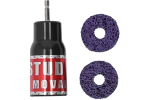 Lwuey Bolzenrost Entfernungs Werkzeug, Rad Bolzen Naben Reiniger Rostentferner Rostlöser Metall Edelstahl Schrauben Oberflächen Reinig 1/2 zoll Schlagschrauber Elektrische Bohrmaschinen Kompakt