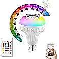 Gesto 12 Watt RGB Bulb - B22 Wireless Music bulb With Bluetooth Speaker,Rgb Lights for room |Color Changing Disco lights for Home,Speaker Bulb Party Lights, Remote Controlled Wifi Led Bulb-Pack of 1