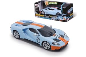 MAISTO LAMBORGIHINI Maisto Maisto-M81238 Lamborghini Terzo Millennio en Escala 1/24 con luz y Sonido 81729, Color Azul Claro con Naranja, S (81238)