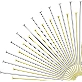 Toaob 200Pcs Aiguilles Tiges Clous A Tete Ronde En Laiton Épingle À