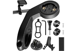 LBSAMP Soporte para Manillar de Bicicleta para Garmin Edge 530 540 520 510 500 200 800 810 820 830 1000 1040 1030 Plus iGPSPORT GPS Soporte para GPS Bici Carretera con Supporto per Luce e Fotocamera