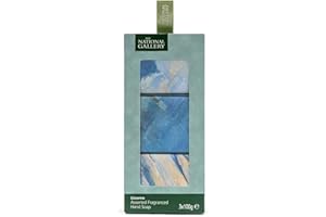 KOKOMO National Gallery Trio of Soaps Gift Set – 3 x 100g Bar Soaps – Inspired by Cézanne’s ‘The Bathers’ – Luxury Vegan Hand Soap Bars with Marble Effect - Bespoke Fragrances